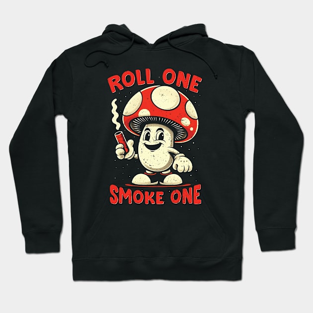 Roll One, Smoke One Hoodie by Trendsdk